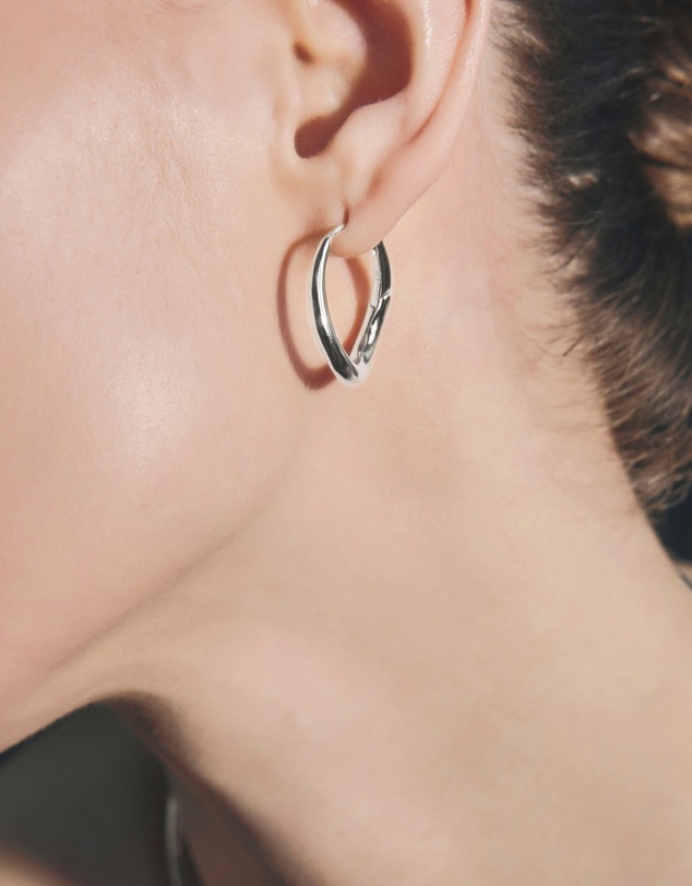 SAINT VALENTINE - Verso Hoops - Silver