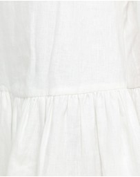 AERE - Madilyn Drop Waist Linen Mini Dress