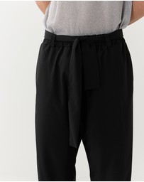 Justin Cassin - Homage Belted Tie Joggers