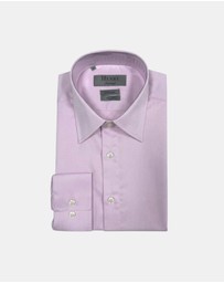 Henry Bucks - HENRY SARTORIAL Wrinkle Free Cotton Shirt PINK