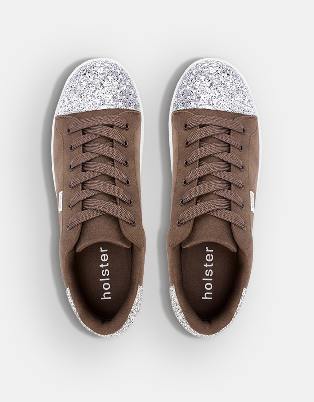 Holster - Stardust Glitter Sneakers - Mocha - Women's