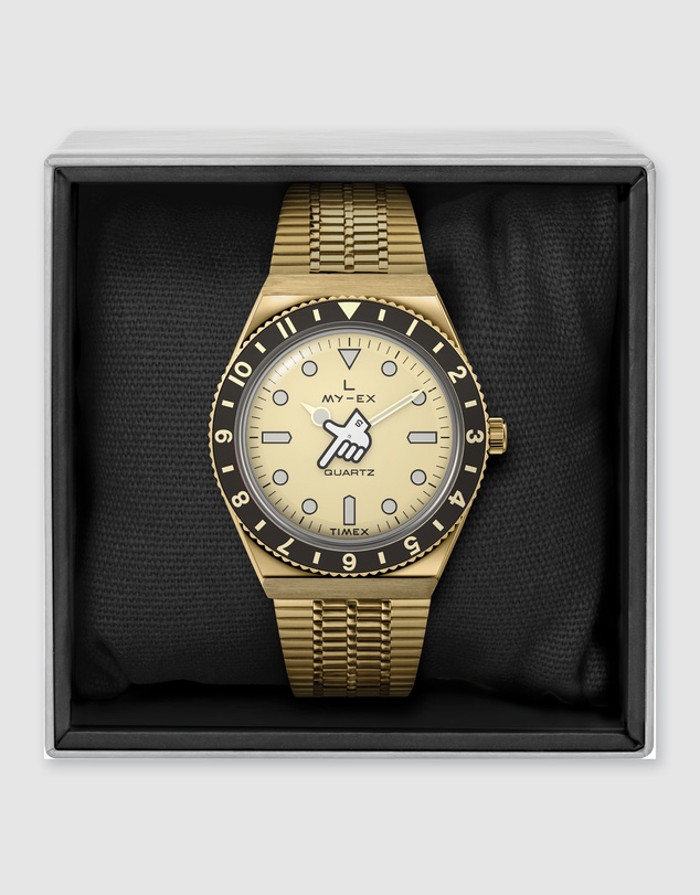 TIMEX - Timex x Seconde Seconde Collab Limited Edition Gold Tone Watch