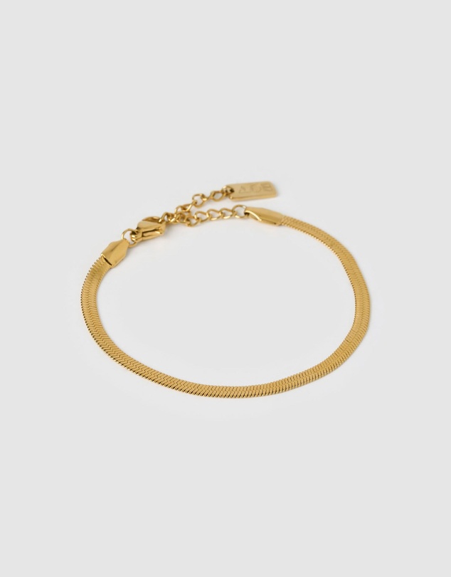 Arms Of Eve - Sylvia Gold Snake Chain Bracelet