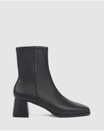 Siren - Noelle Block Heel Ankle Boots