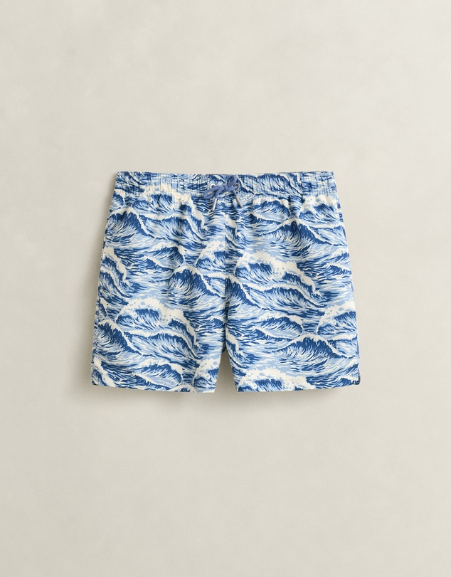 Gant - Waves Print Swim Shorts