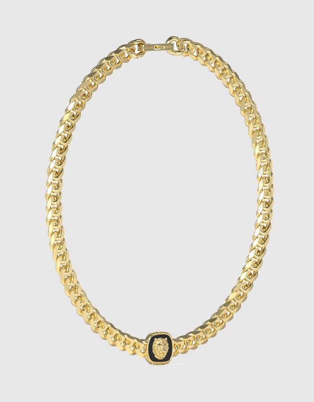 GUESS - GUESS Lion 18mm Coin Necklace