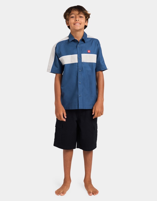 Quiksilver - Boys 8 to 16 Genetic Short Sleeve Shirt