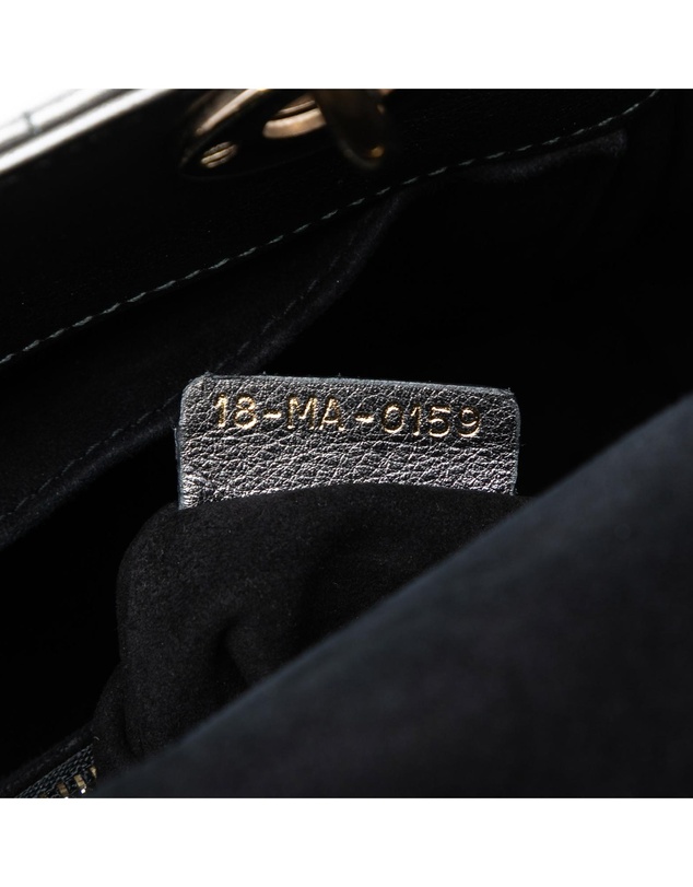Pre-Loved by Azura Reborn - Pre-Loved Small Metallic Lambskin Cannage My ABCDior Lady Dior