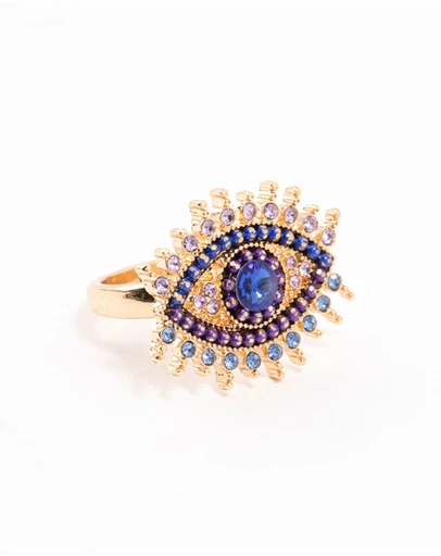 Lovisa - Gold Opulent Evil Eye Ring