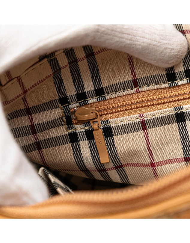 Burberry - Pre-Loved Leather Shoulder Bag