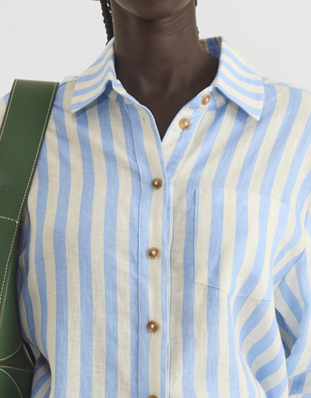 Zerafima - Seascape Linen L/S Shirt