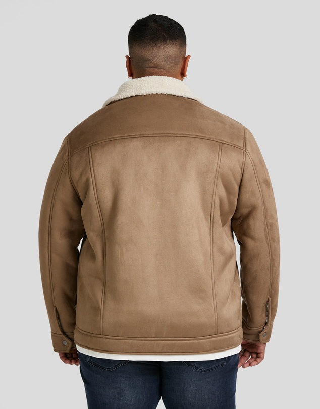 Johnny Bigg - Val Sherpa Suede Jacket