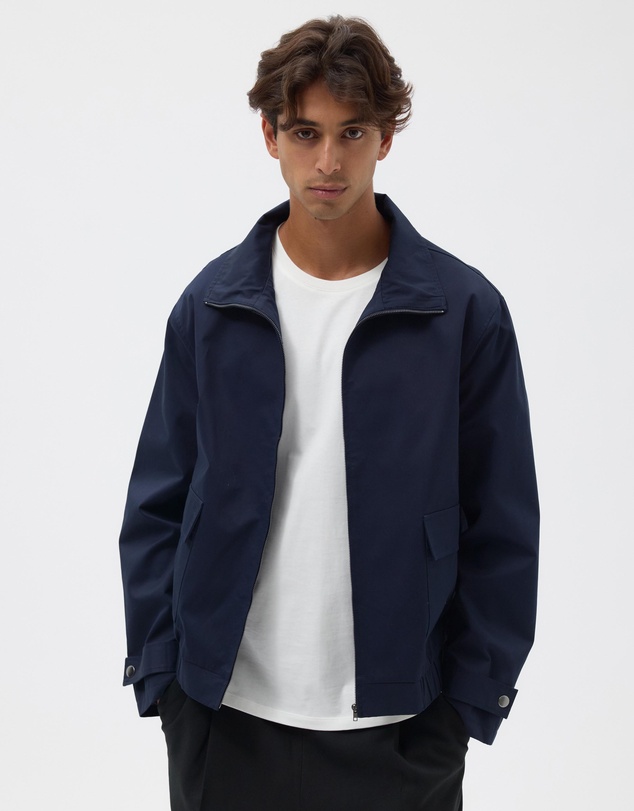 AERE - Maddox Cotton Twill Funnel Jacket
