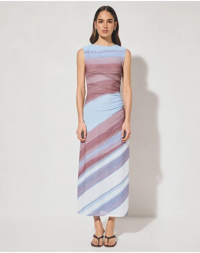 MON RENN - Chroma Asymmetric Dress