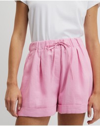 Country Road - Cuff Linen Short