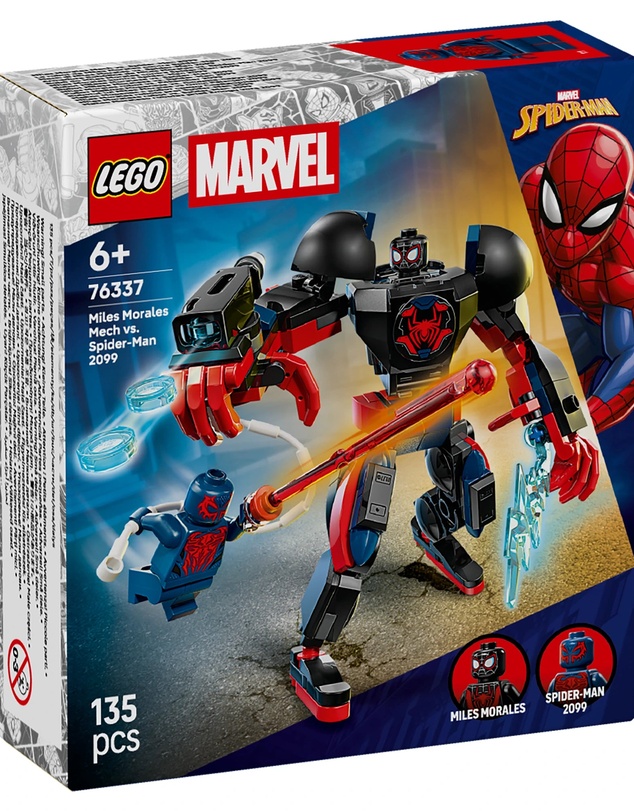 LEGO - 76337 Miles Morales Mech vs. Spider-Man 2099
