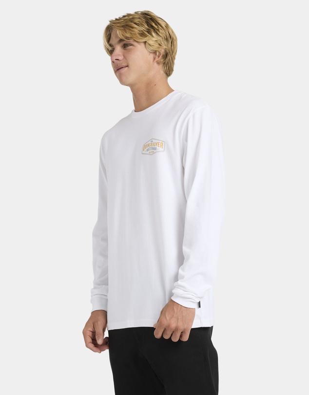 Quiksilver - Mens Classic Hooks Long Sleeve T-Shirt