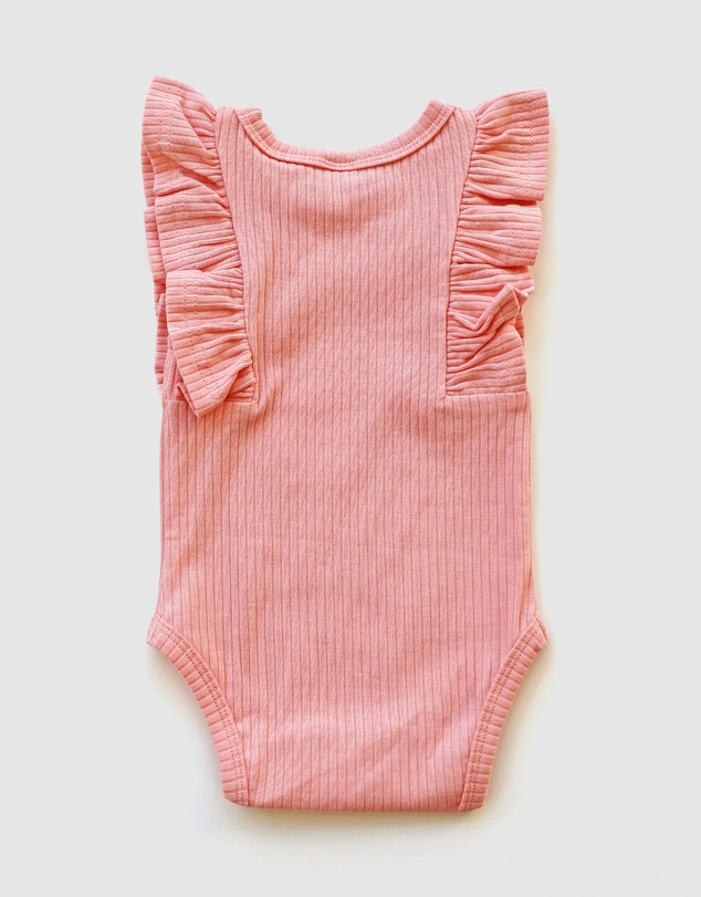 WITH LOVE FOR KIDS - Shimmy Wide Rib Tank Onesie - Babies