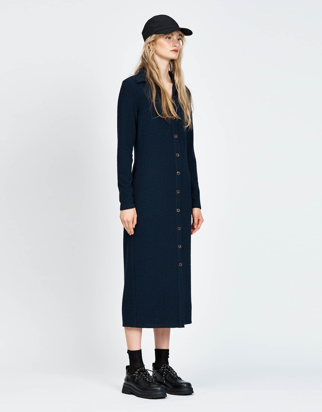 bul - Paju Dress Navy Check