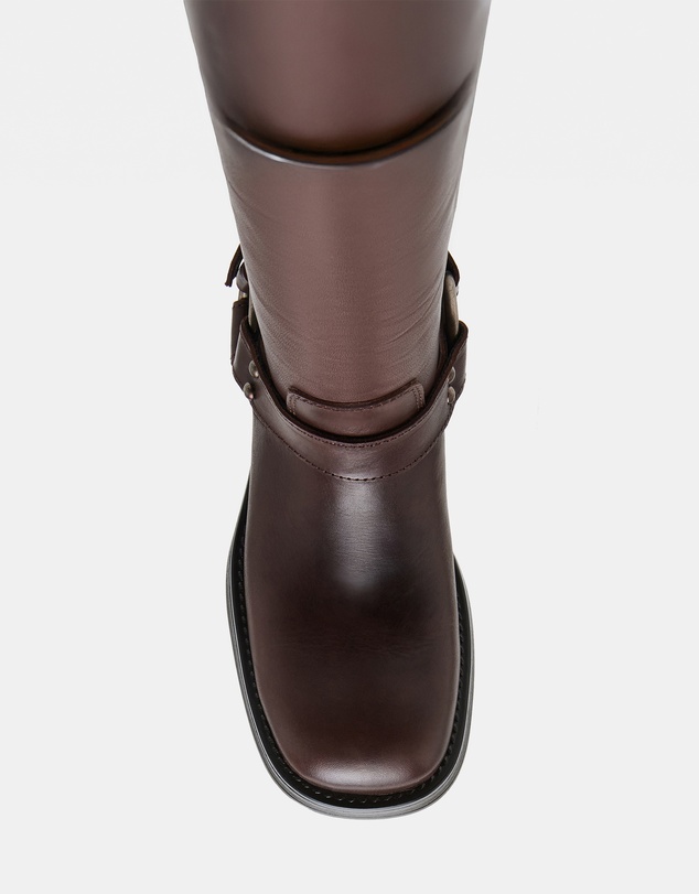 Steve Madden - Astor Brown Leather Boots
