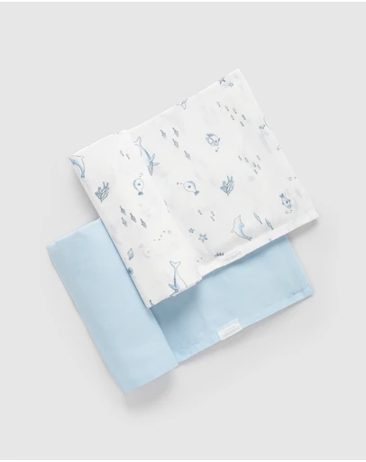 Purebaby - Muslin Wrap 2 Pack-Babies