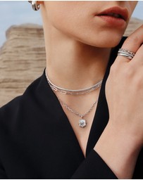 Ania Haie - Ania Haie Silver Paper Clip Chain Necklace