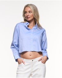 Soon Maternity - Loren Cropped Shirt