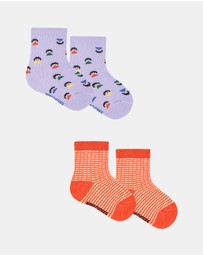 Bobo Choses - 2-Pack Game Pawns All Over Short Socks - Kids
