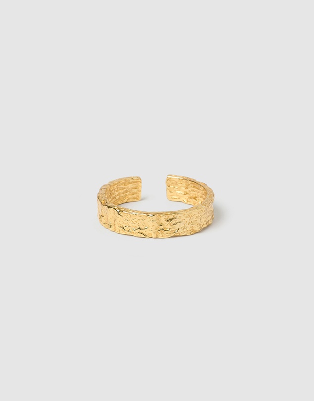 Arms Of Eve - Eros Gold Textured Ring - Medium