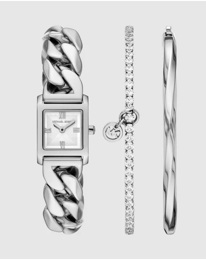 Michael Kors - Georgie Silver Tone Analogue Watch