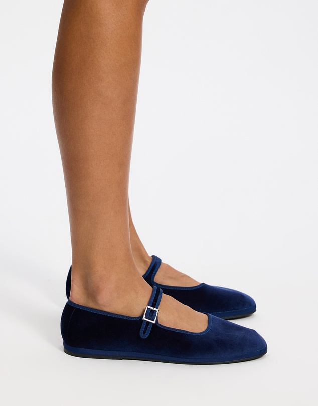 Dazie - Rei Velvet Ballet Flats