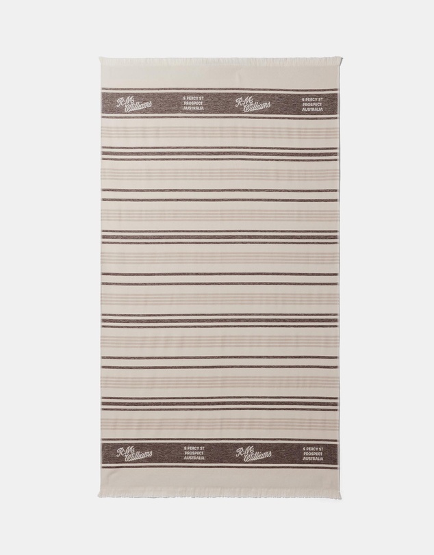 R.M.Williams - Striped Script Towel