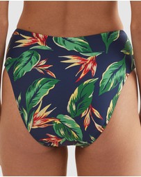 Polo Ralph Lauren - Tropical Print High Leg High Waist Bikini Bottom