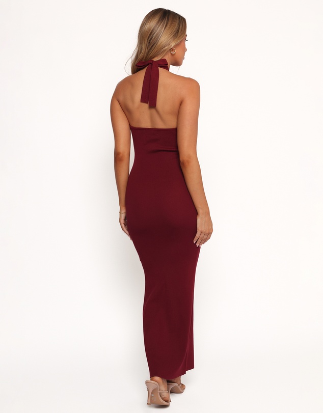 Petal & Pup - Nessa Midi Dress - Dark Cherry