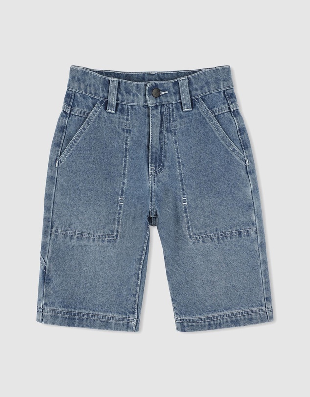 DKNY - Denim Bermuda Shorts - Kids-Teens