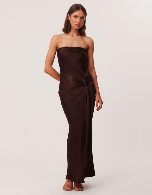 SNDYS - Angie Tie Front Maxi Dress - ICONIC EXCLUSIVE
