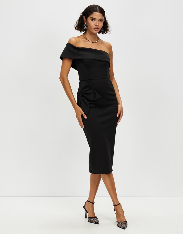 Romance by Honey and Beau - Serena Bow Midi Dress