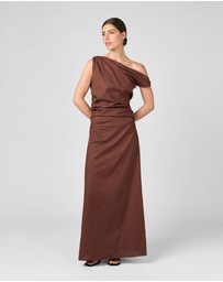 MVN - One Shoulder Maxi Dress