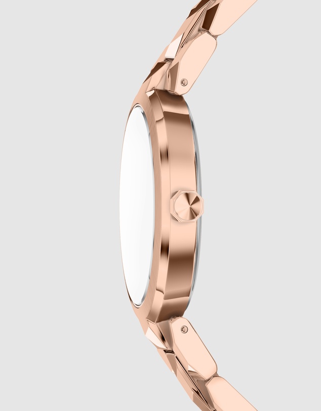 Armani Exchange - Rose Gold Analogue Watch