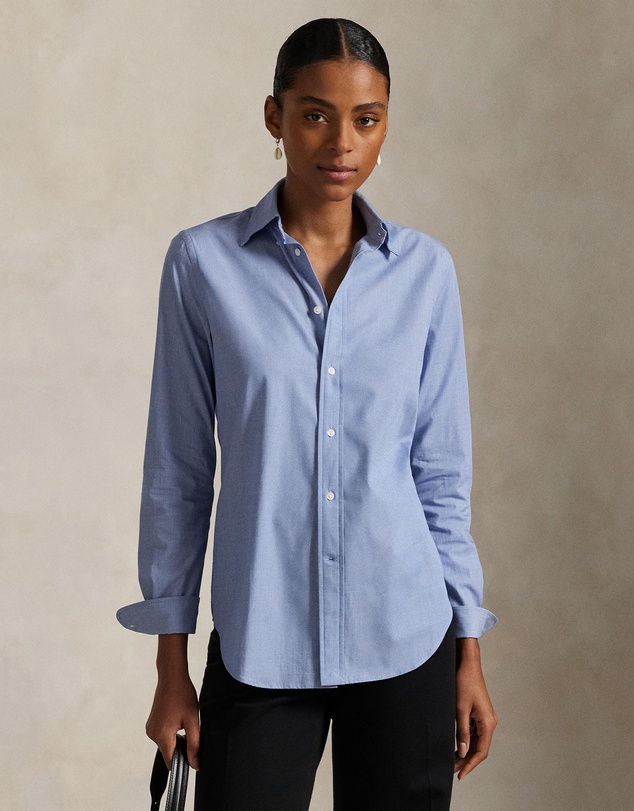 Polo Ralph Lauren - End-On-End Stretch Slim Fit Cotton Shirt - ICONIC EXCLUSIVE