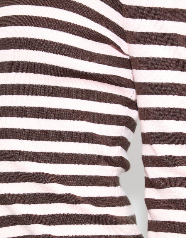 Dazie - Zadie Striped Knit Long Sleeve Cardigan