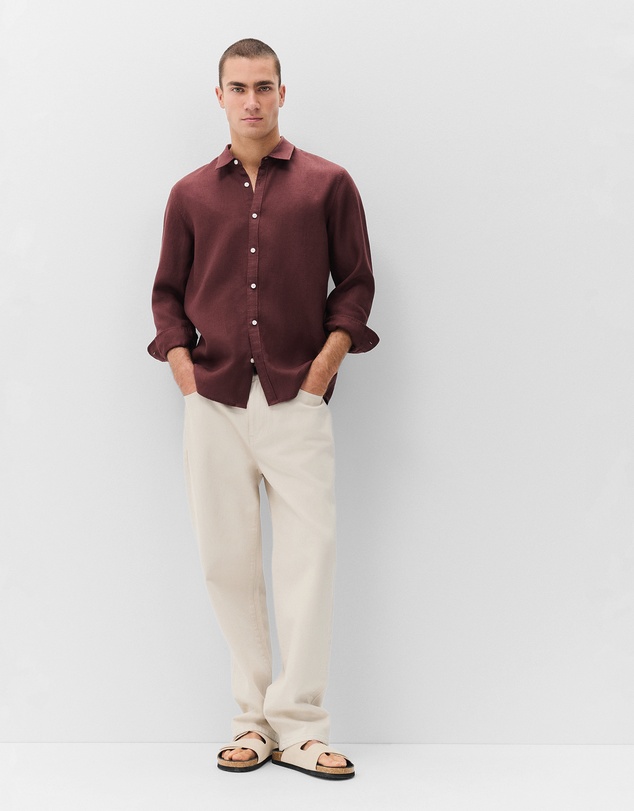 UNISON - Linen Regular Fit Shirt