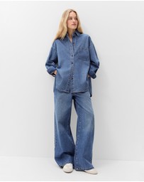 UNISON - Oversized Denim Shirt