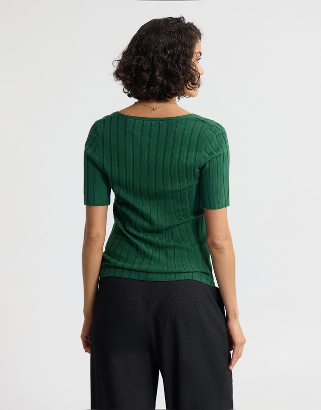 Oxford - Lucy Rib V-Neck Knit