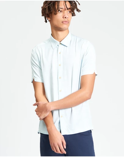 Ben Sherman - Linear Print Short Sleeve Shirt