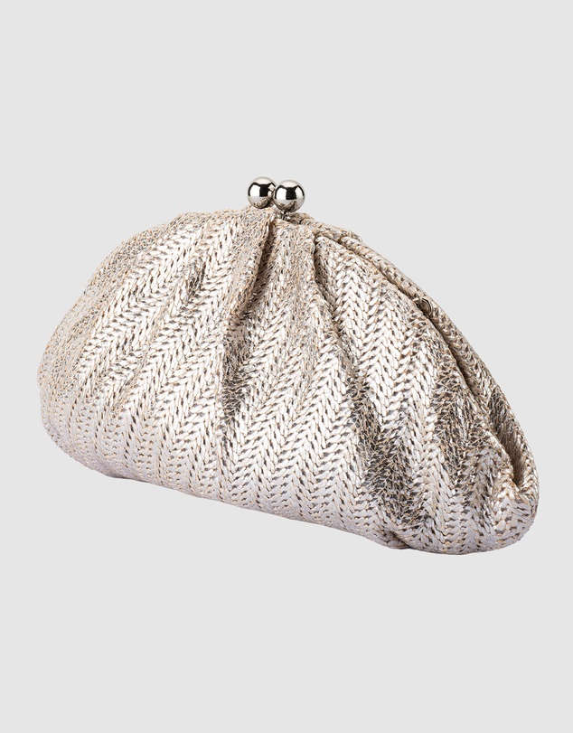Olga Berg - Rita Woven Clutch
