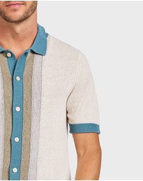 Academy Brand - Gatsby Stripe Knit SS Shirt