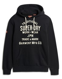 Superdry - Workwear Flock Graphic Hoodie