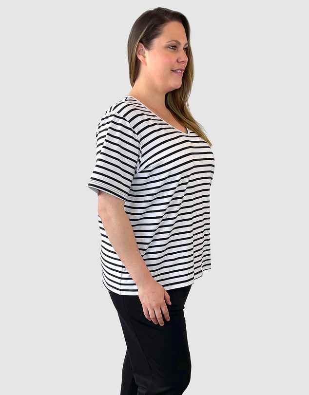 Love Your Wardrobe - Cassie Stripe Tee
