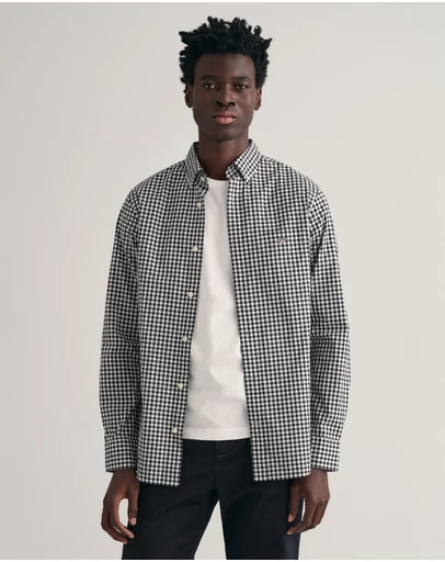 Gant - Regular Fit Gingham Poplin Shirt